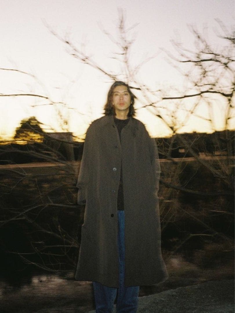 リドム LIDNM NYLON RIP LOOSE MILITARY COAT