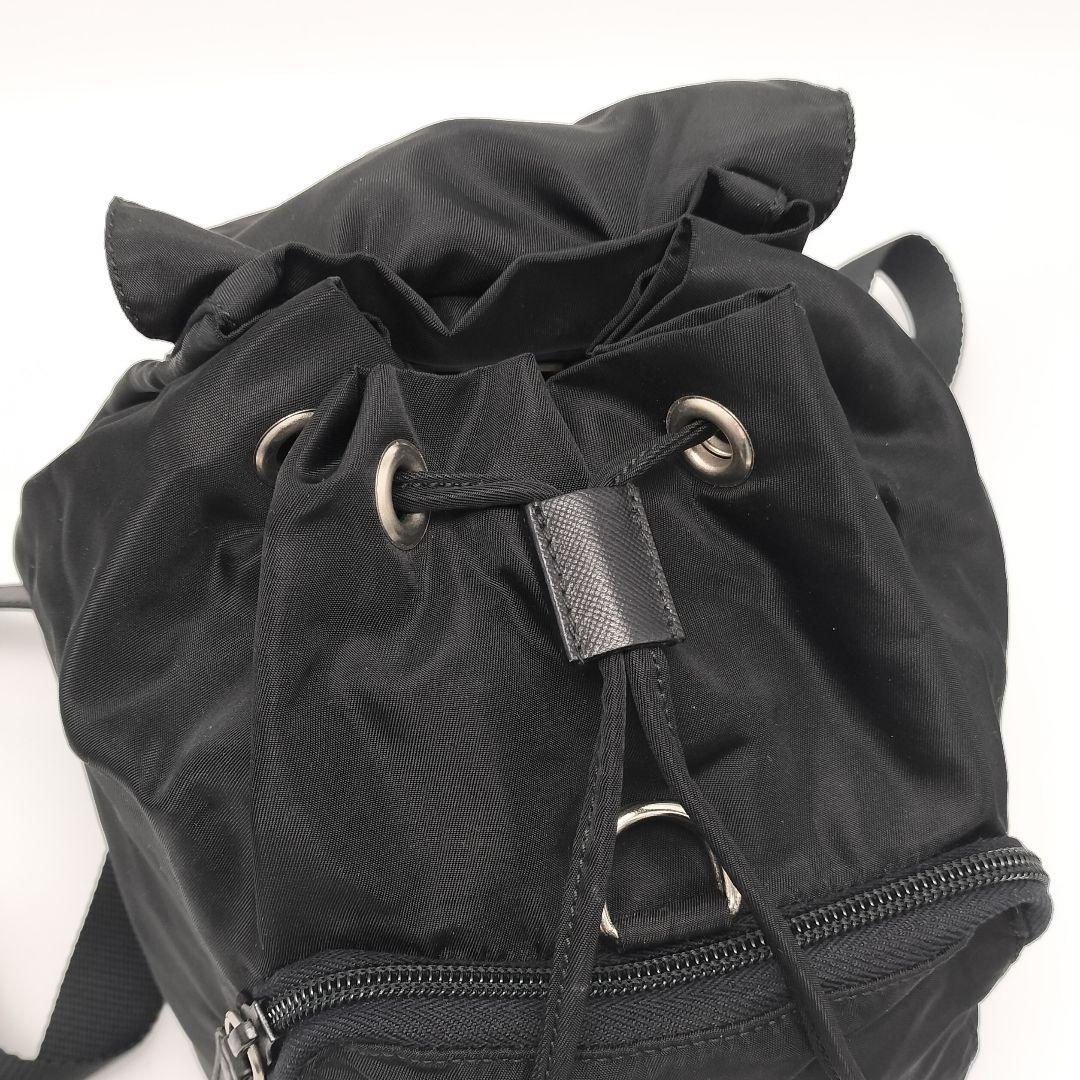 極美品✨プラダリュックバックパックブラック黒ヴィンテージ