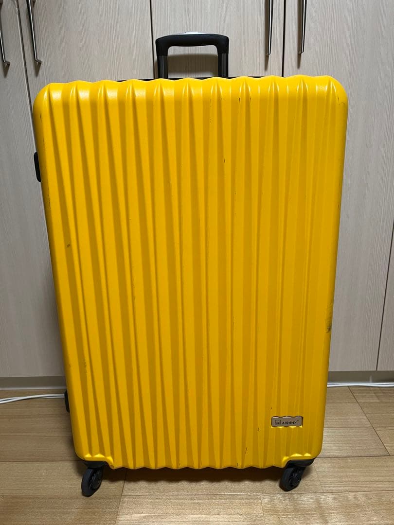 スーツケース120L - 135L エアウェイAW-0821-77 大容量 キャリーケース AIRWAY（エアウェイ） ブラック AW-0821-77-BK