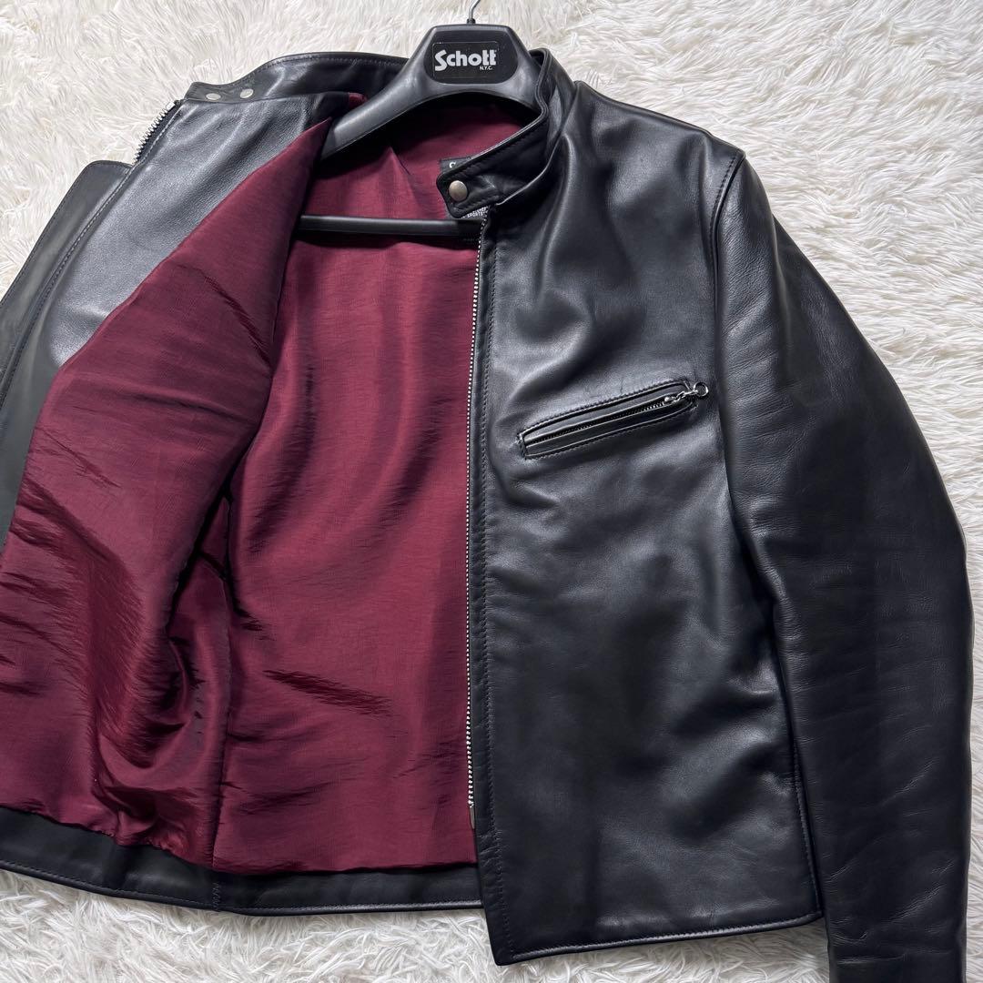 極美品✨schott ライダースジャケット　シングル　641XX 7009　38 Schott N.Y.C（ショット） Schott 641XX 60's SINGLE RIDERS シングル