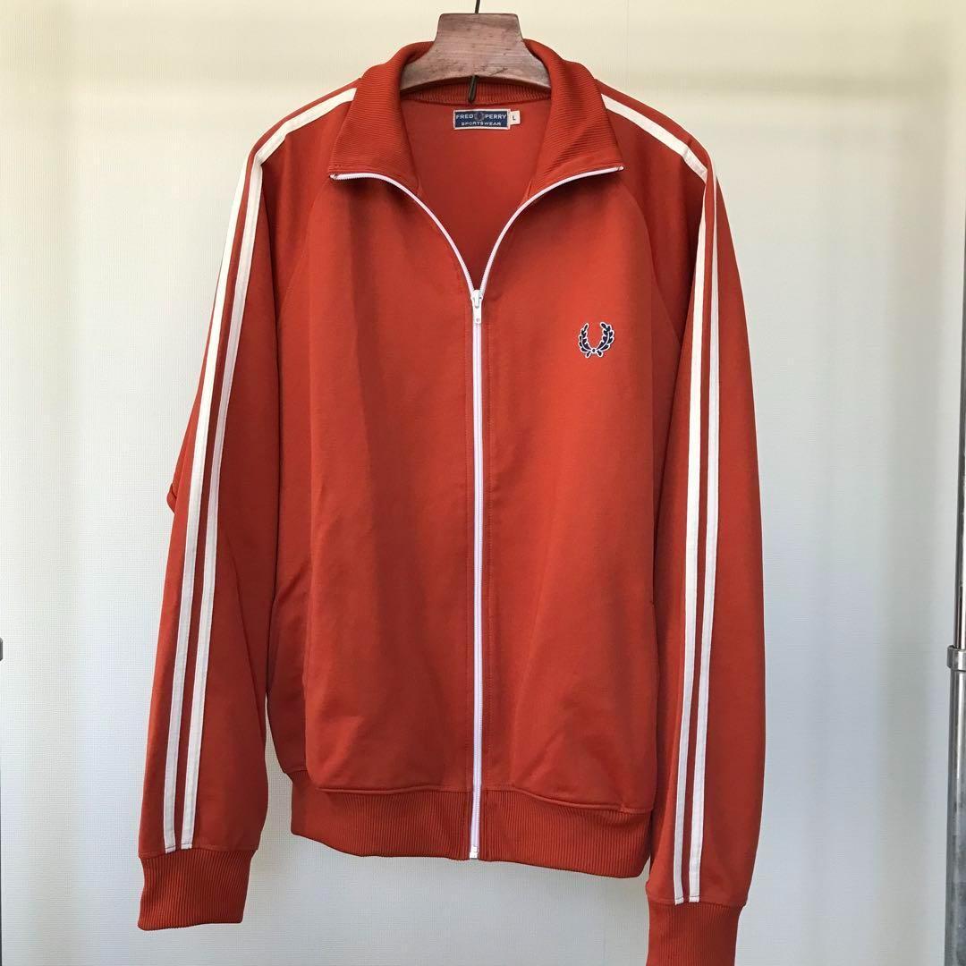 フレッドペリー☆L～XL☆オレンジ☆トラックジャケット☆ジャージ☆ フレッドペリー☆L～XL☆オレンジ☆トラックジャケット☆ジャージ