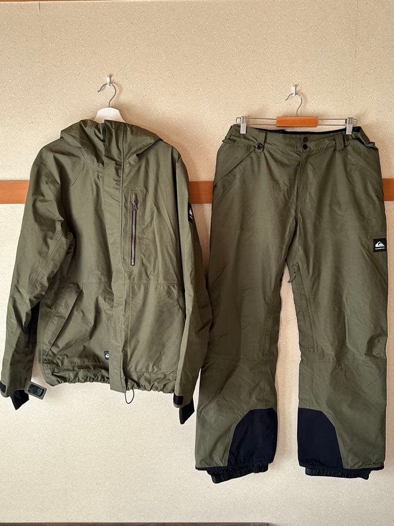 Quiksilver GORE-TEXスノーボードウェア上下セット Quiksilver（クイックシルバー） スノージャケット メンズ GORE-TEX