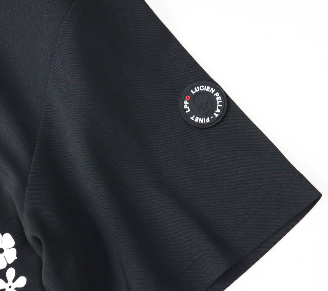 《ルシアン ペラフィネ》新品 伸縮性あり 豪華花柄ポロシャツ ゴルフウェア M