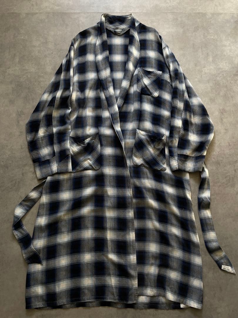 V*x様 高配色 60s オンブレ レーヨン ガウン グランジ ビッグサイズ 新着!!〝50s-60s Beacon BLANKET GOWN〟販売開始です。