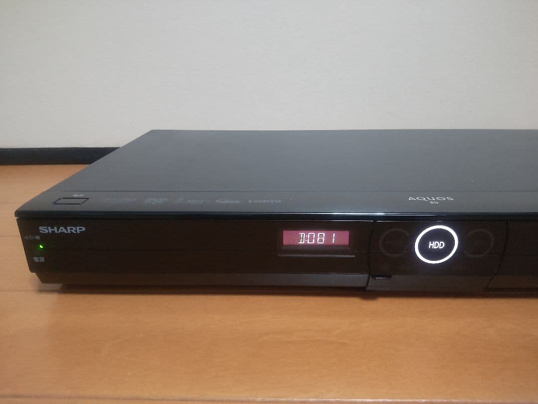 シャープ AQUOS BD―W1300 1TB プチメンテ済み - メルカリ