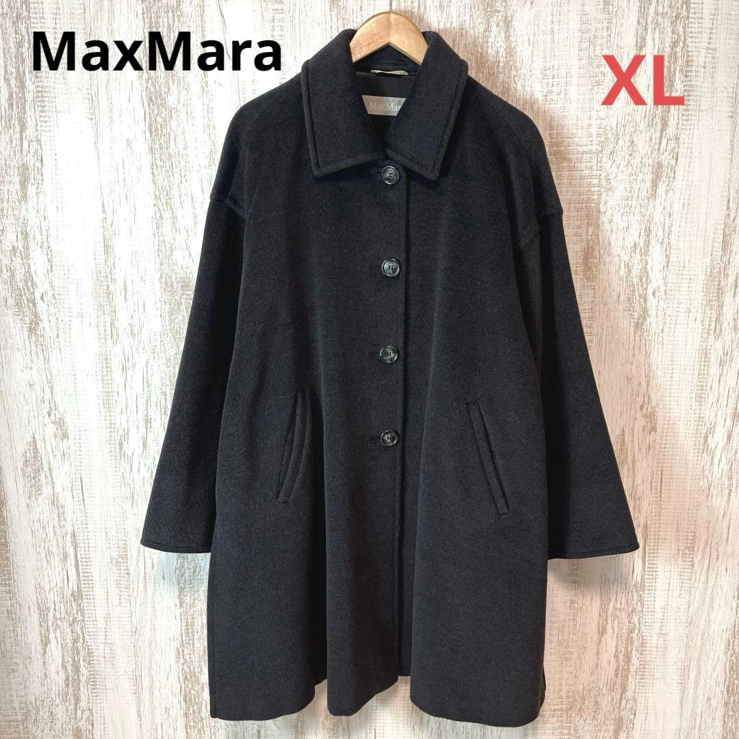 極美品 MaxMara 銀タグ ヴァージンウール ボリューム チェスターコート 極美品 MaxMara 銀タグ ヴァージンウール ボリューム チェスターコート