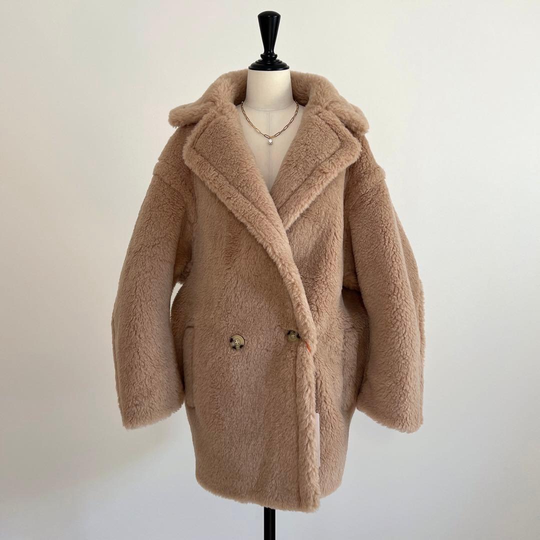 新型 最新作❗️新品未使用ベアショート丈 テディコート MaxMaraお好きな方 新作MaxMara◇テディベア ショート コート (Max Mara/コート