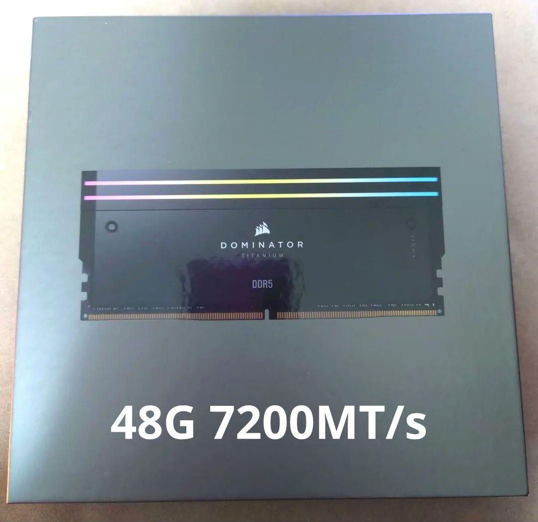 新品未開封Dominator Titanium DDR5 48G DOMINATOR TITANIUM RGB DDR5 Memory | CORSAIR