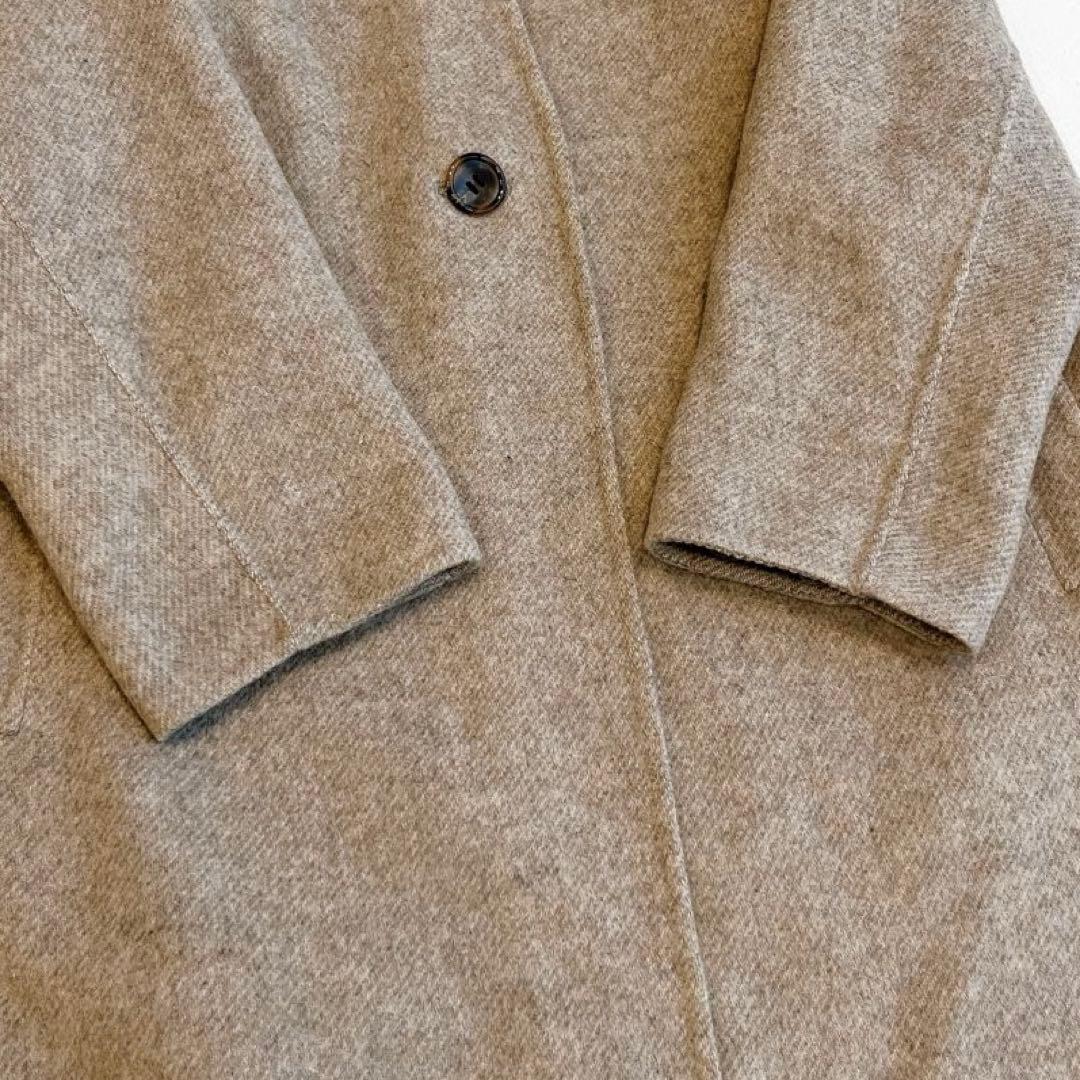 専用です 23区 ウールリバーツイルノーカラーコート ロングコート 36