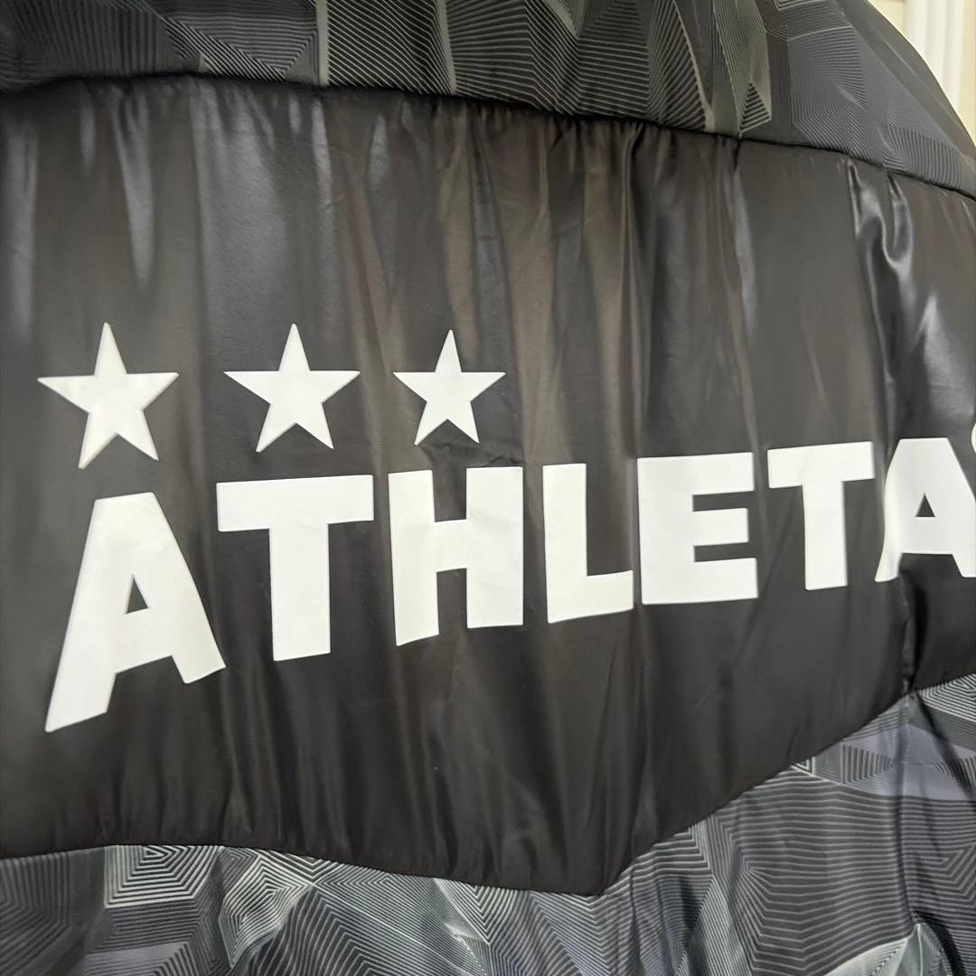 大人気Oサイズ アスレタ 極暖 ベンチコート 幾何学模様 - メルカリ