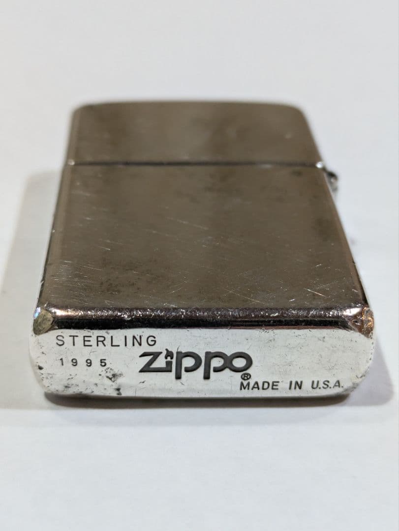 zippo スターリングシルバー 1995年製 逆刻印 - メルカリ