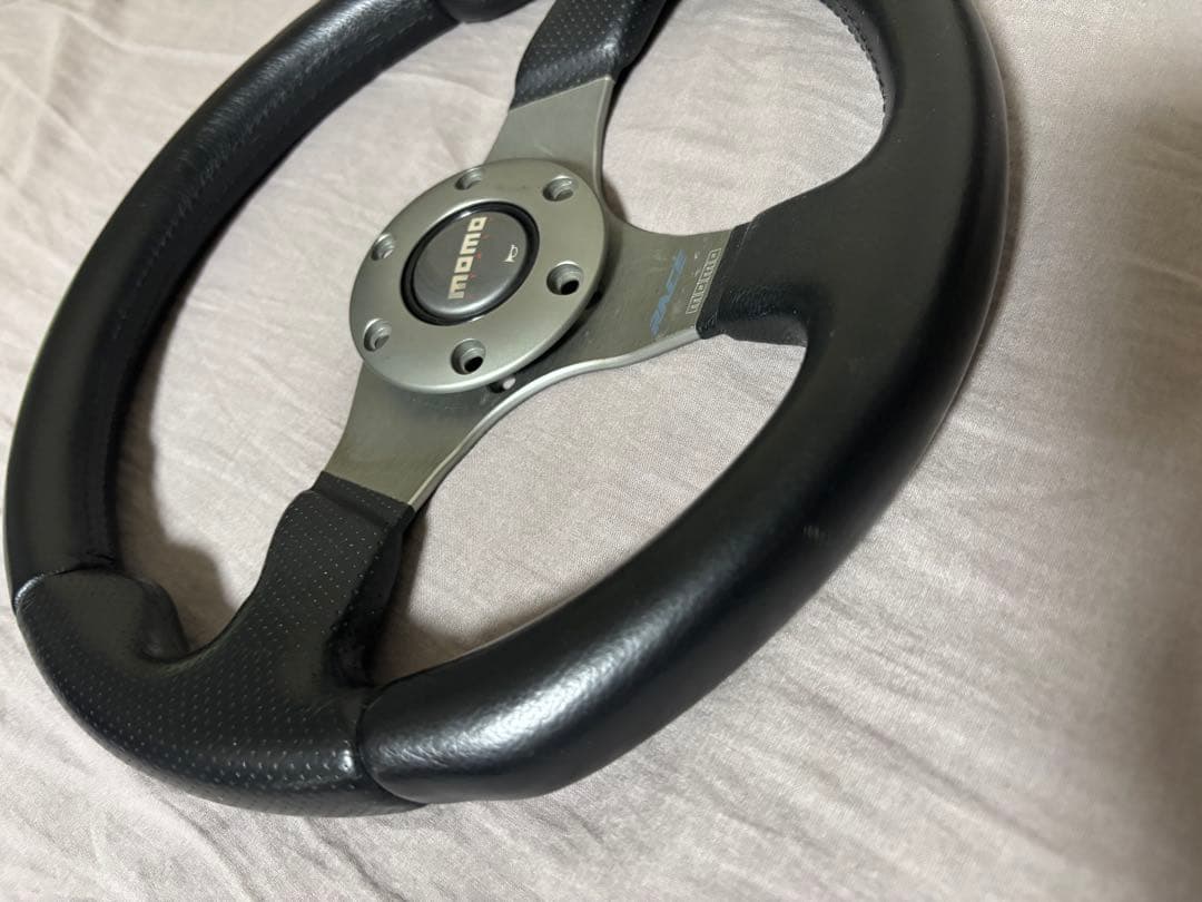 MOMO RACE ステアリング メタリックブルー φ32 MOMO RACE Φ32 ブルー