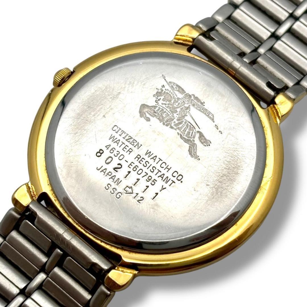 稼働 バーバリー 腕時計 クオーツ メンズ 4630-E60795 コンビ - メルカリ