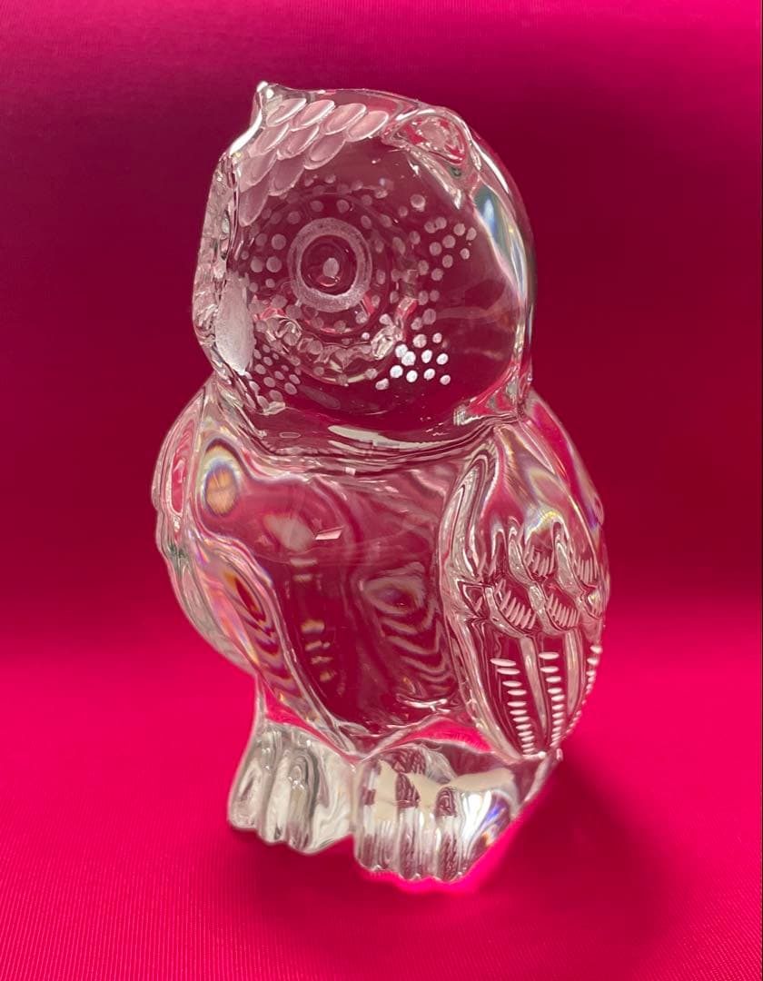 マイセン　クリスタル置物　フクロウ 希少品]マイセン クリスタル フクロウ 置物 - メルカリ