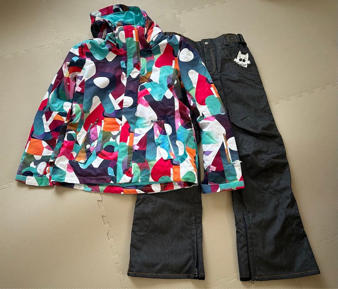 美品】スキースノボウェア 11号/Lサイズ ROXY ScaLarROXY スノーボード