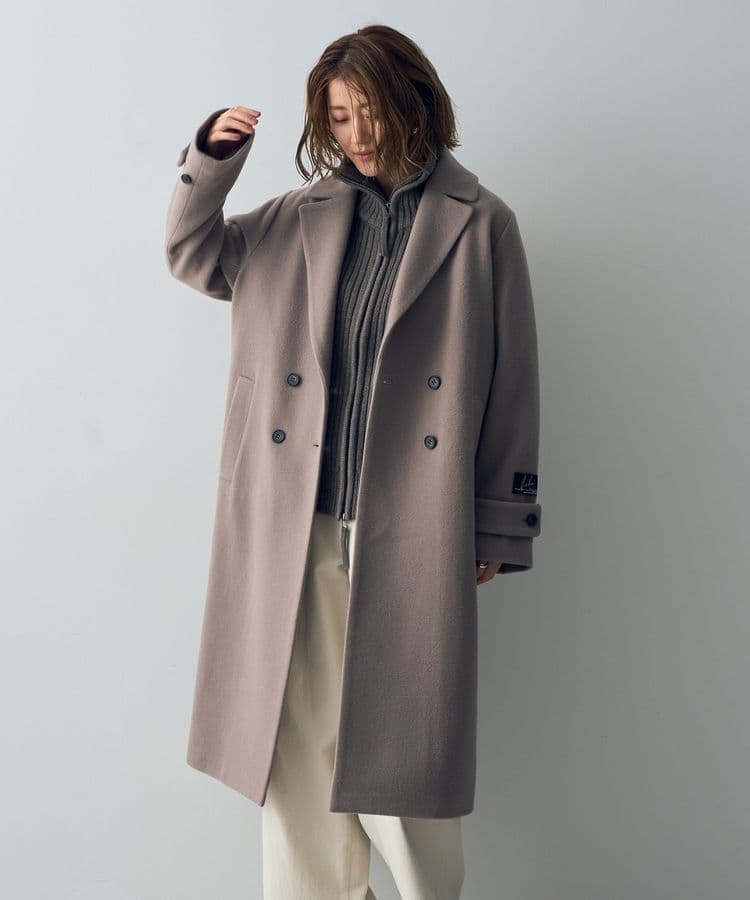 新品☆わたしの宝物 松本若菜 コート ウール混ロングダブルコート タグ