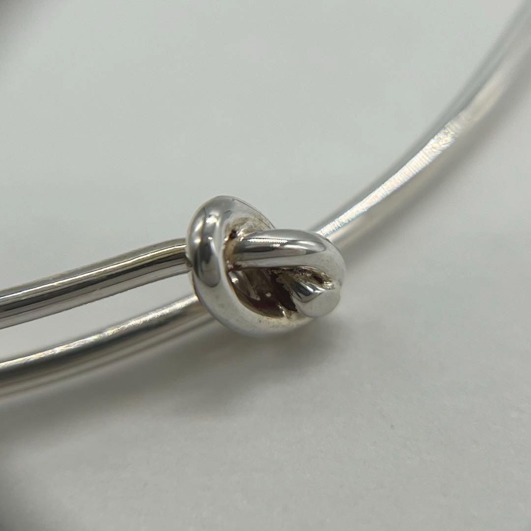 グッチ GUCCI ダブルノット バングル SV800 オールド 希少 - メルカリ