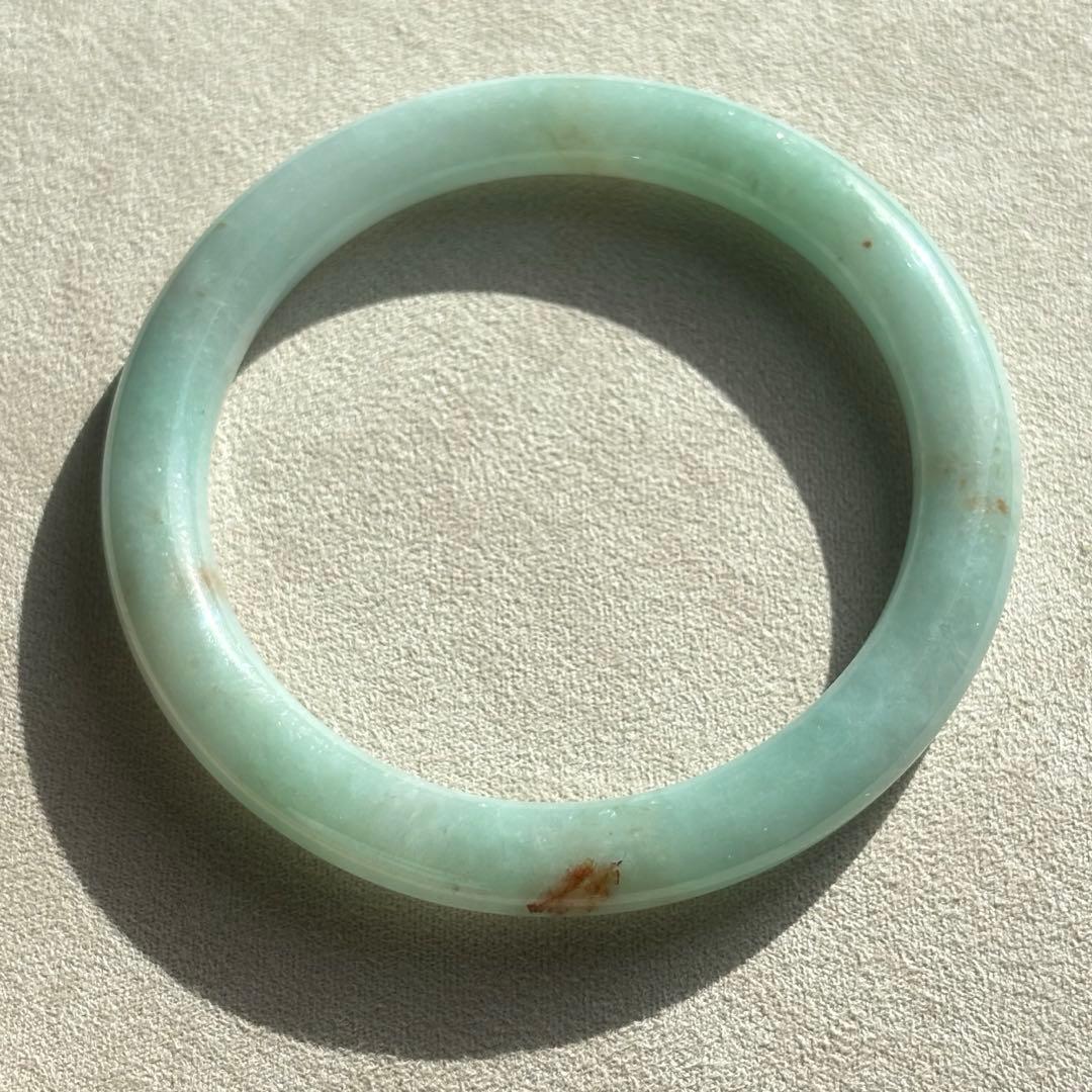 画像追加 ミャンマー産天然本翡翠 A貨 バングル 鑑定書付き
