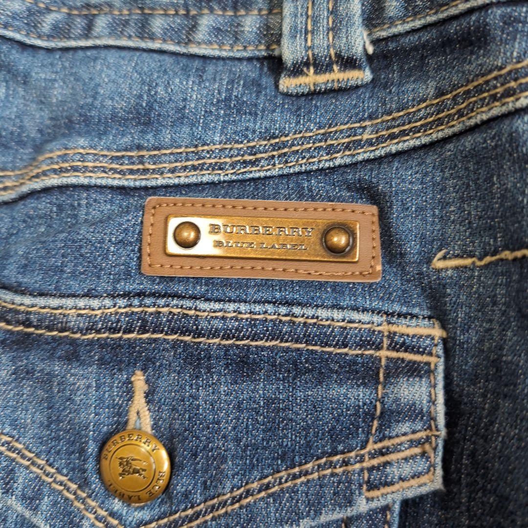 BURBERRY BLUE LABEL✨️デニムワンピース 刺繍 Y2K 36