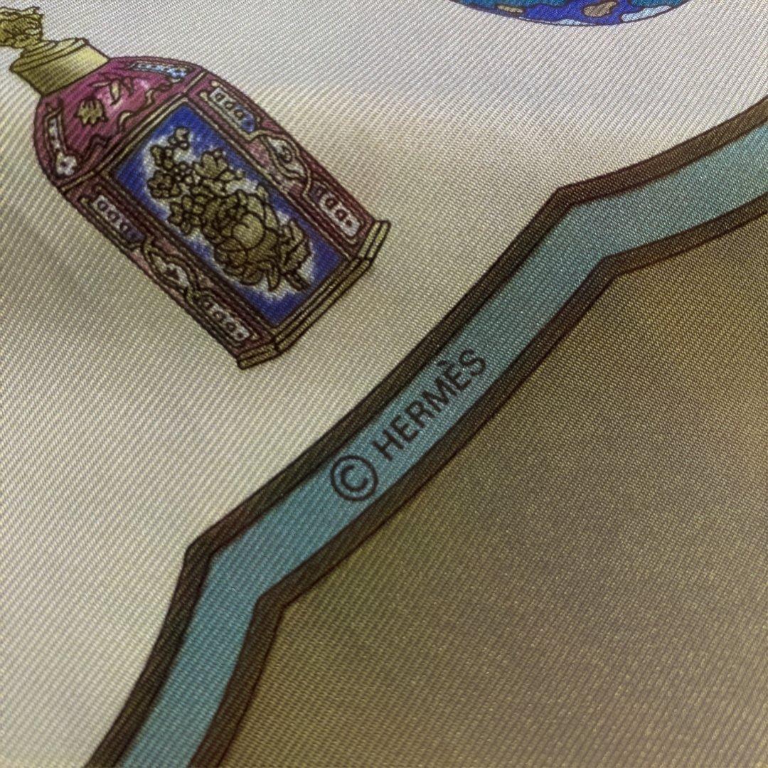 美品 希少 ビンテージ HERMÈS 香水瓶 ポケットチーフ プチカレ