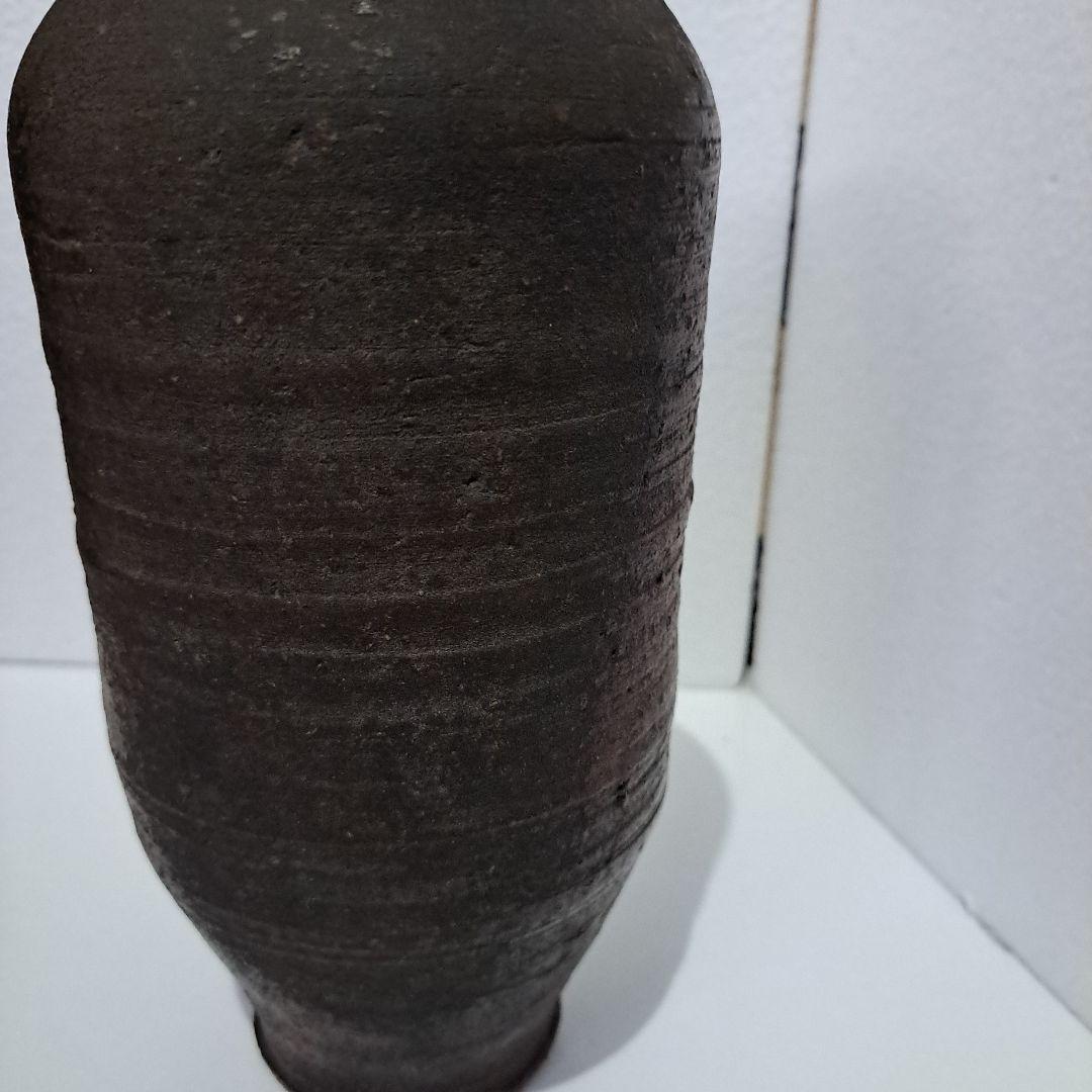 初代 木津宗詮作 古南蛮壺 拝領品 共箱 珍品壺