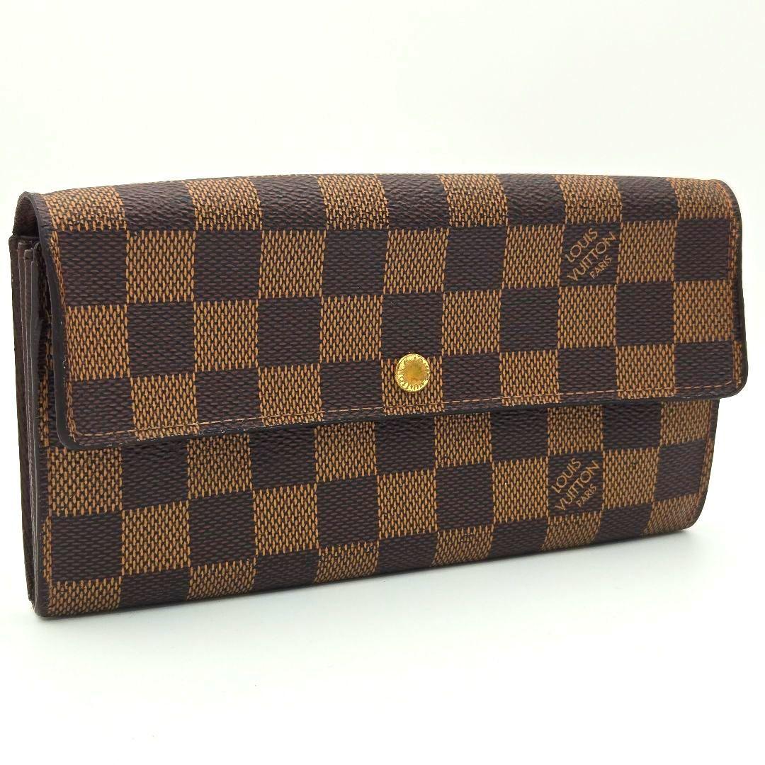 ルイヴィトン ポシェットポルトモネクレディ ポルトフォイユサラ ダミエ 長財布 LOUIS VUITTON（ルイ・ヴィトン） 未使用 モノグラム ポシェットポルト