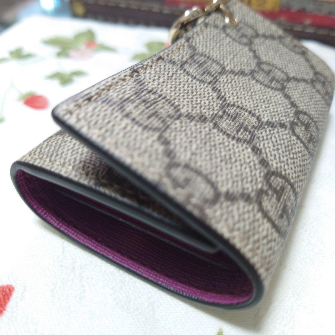《美品》Gucci　グッチ　GGパターン　キーケース