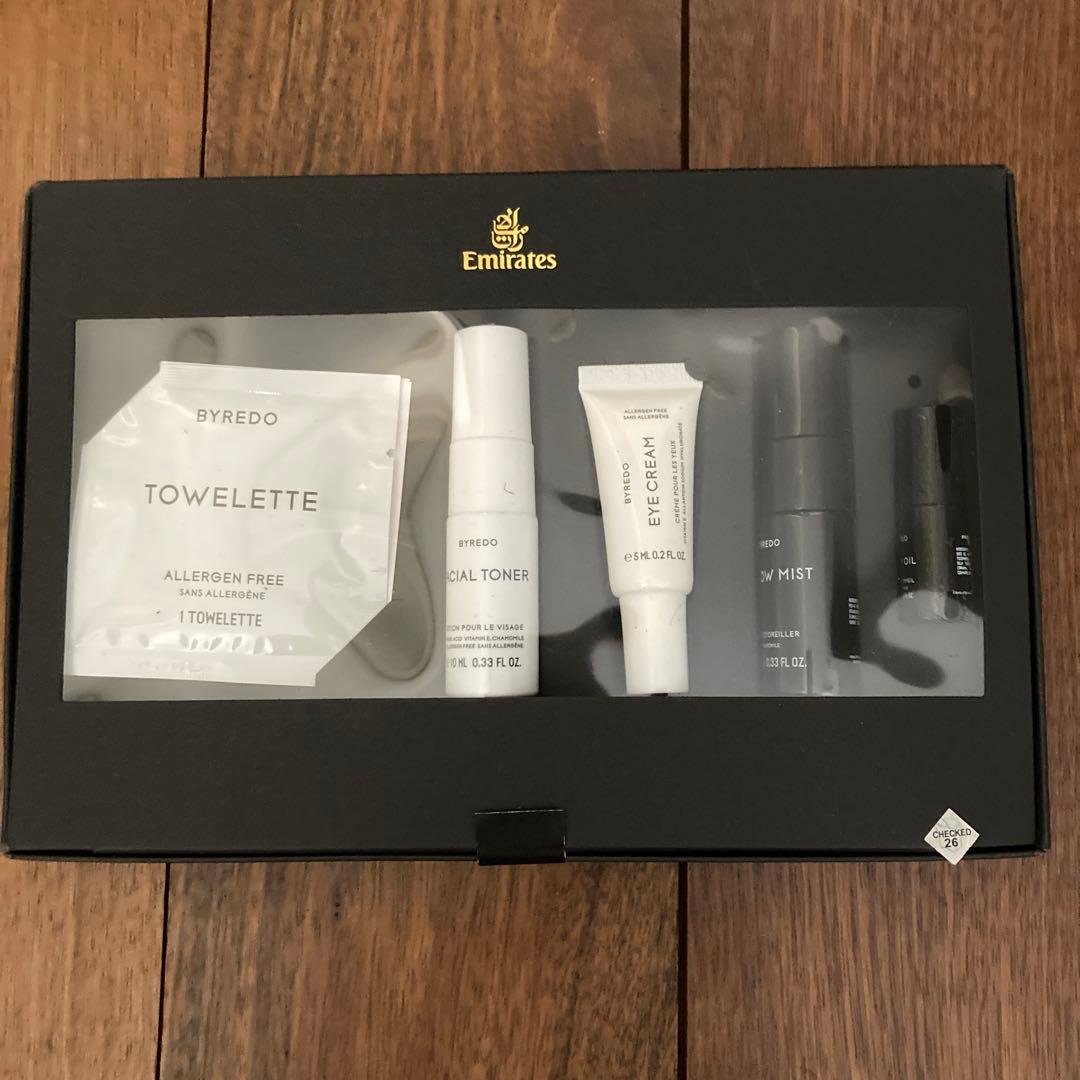 新品未使用】エミレーツ航空 ファーストクラスBYREDO アメニティ