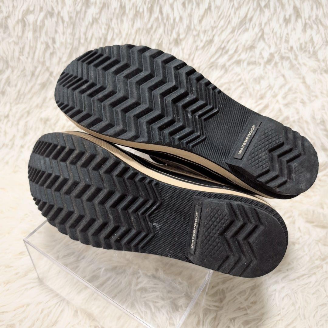 【美品】ソレル ティボリ 防水 スノーブーツ ベージュ/ブラック 25.0cm