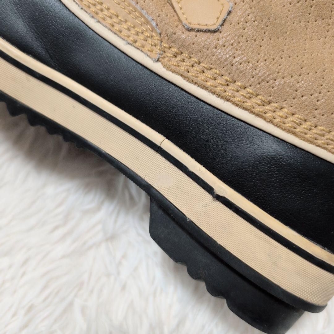 【美品】ソレル ティボリ 防水 スノーブーツ ベージュ/ブラック 25.0cm