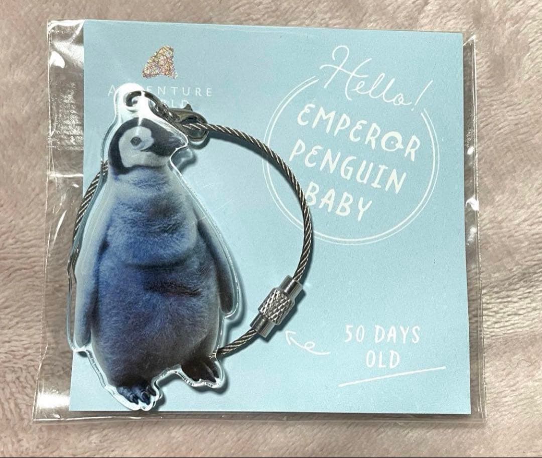 アドベンチャーワールド エンペラーペンギン赤ちゃん キーホルダー