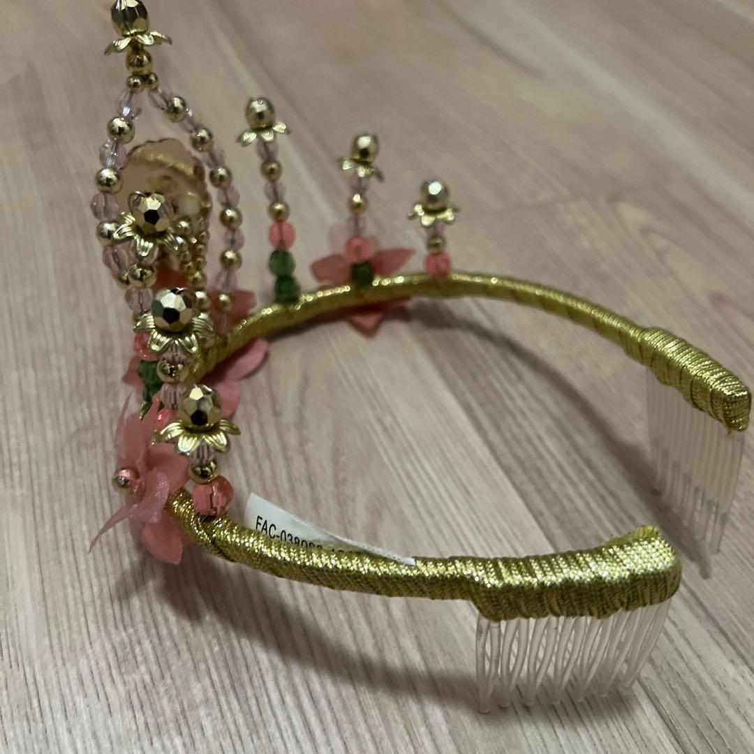レア！香港ディズニー ビビデバビデブティック アナドレス ティアラ