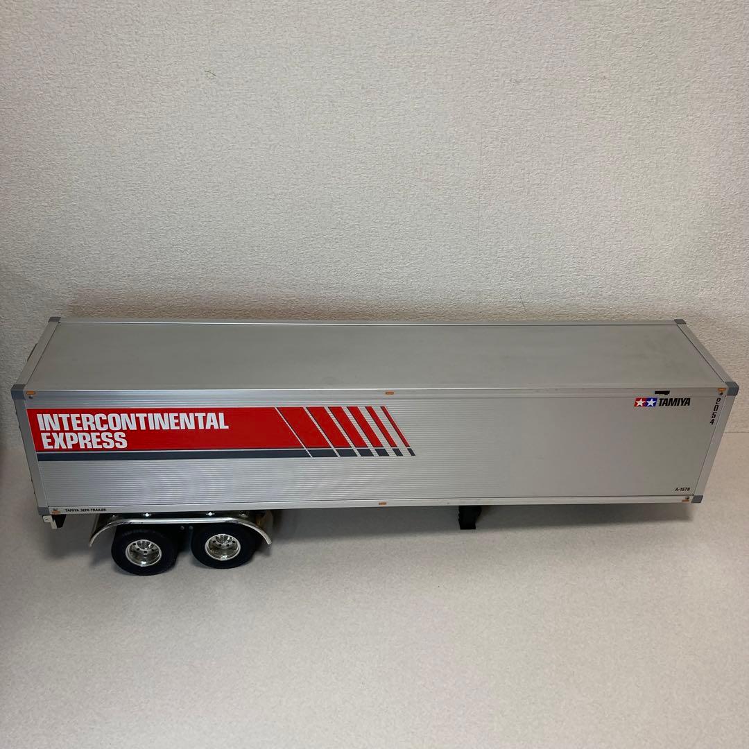 タミヤ 1/14RC トレーラートラック用 パネルバン セミトレーラー