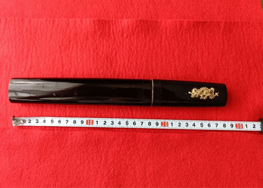 短刀】 昇龍装飾鞘 刃渡り14.5cm運気呼ぶ守護刀❗️日本刀残欠