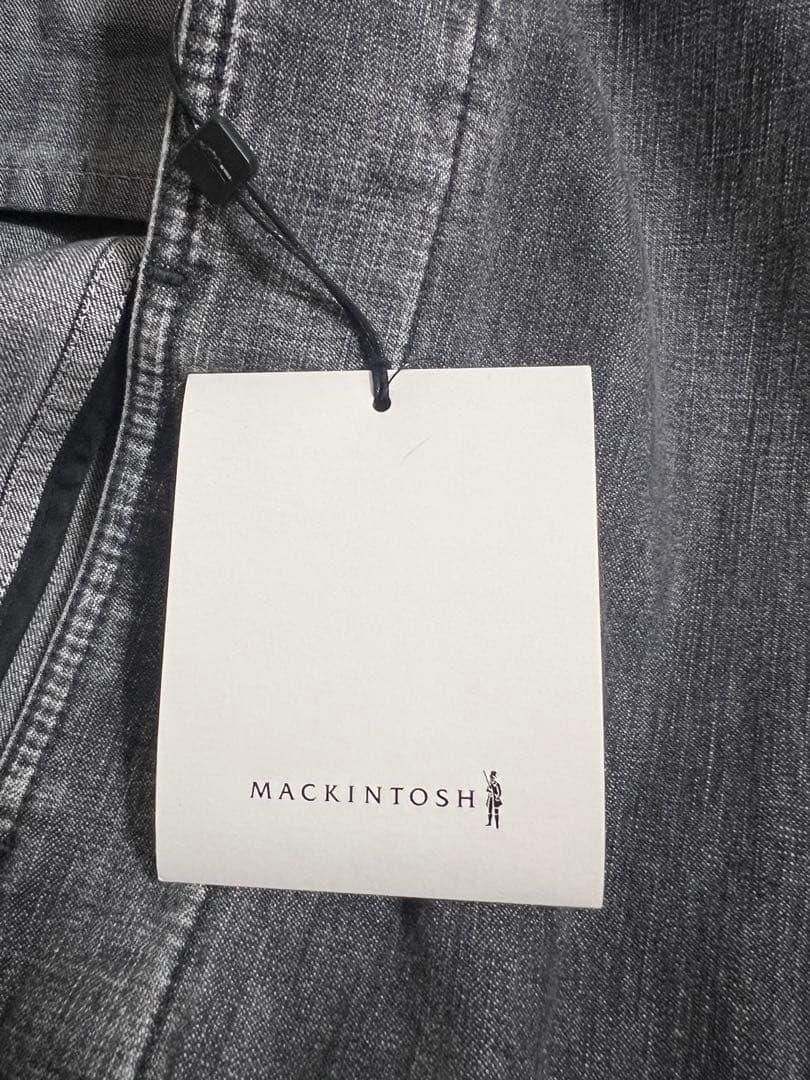 けん様】MACKINTOSH グレー ステンカラーコート サイズ32 - メルカリ