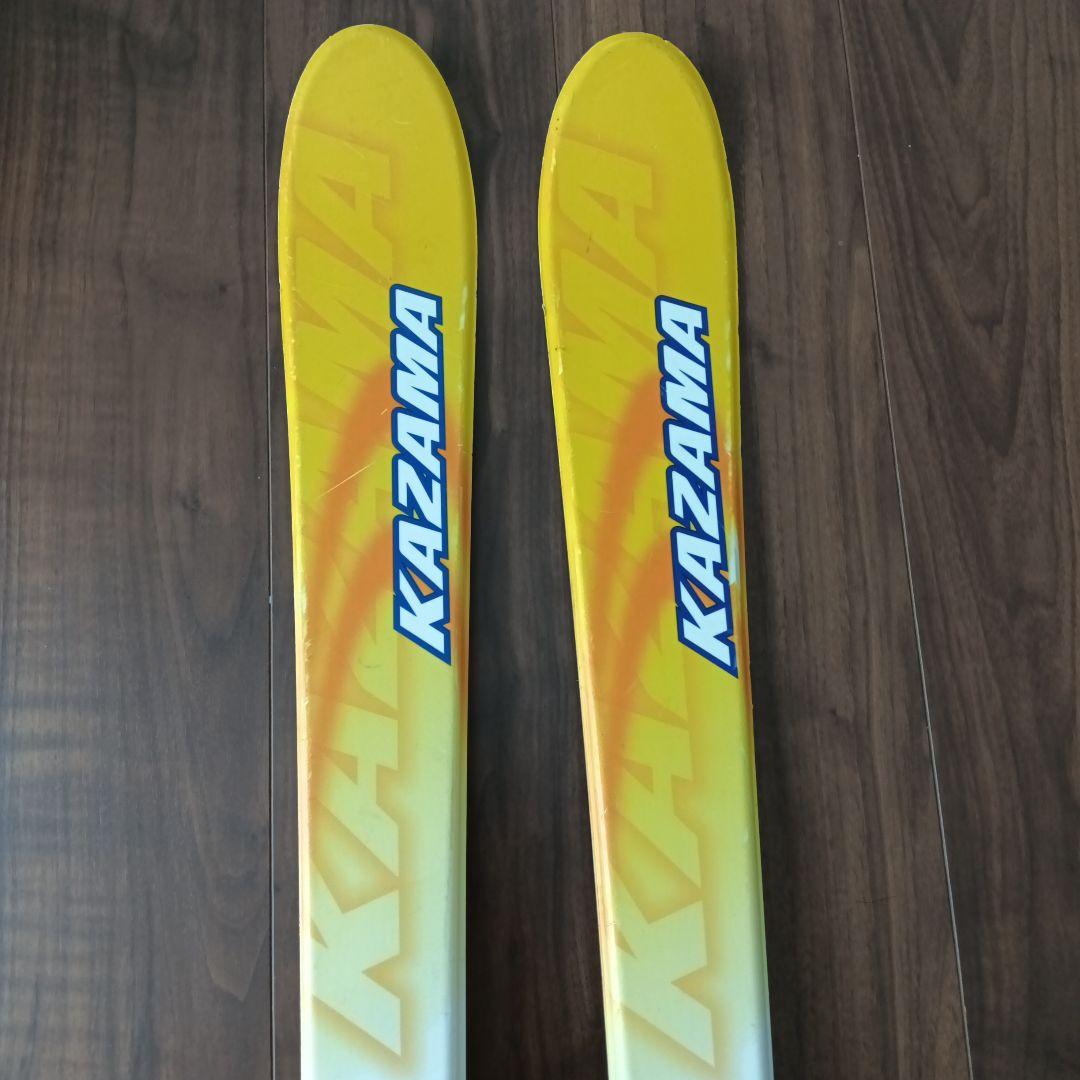KAZAMA スキー 120 ジュニア 3点セット スキー板 ブーツ ストック