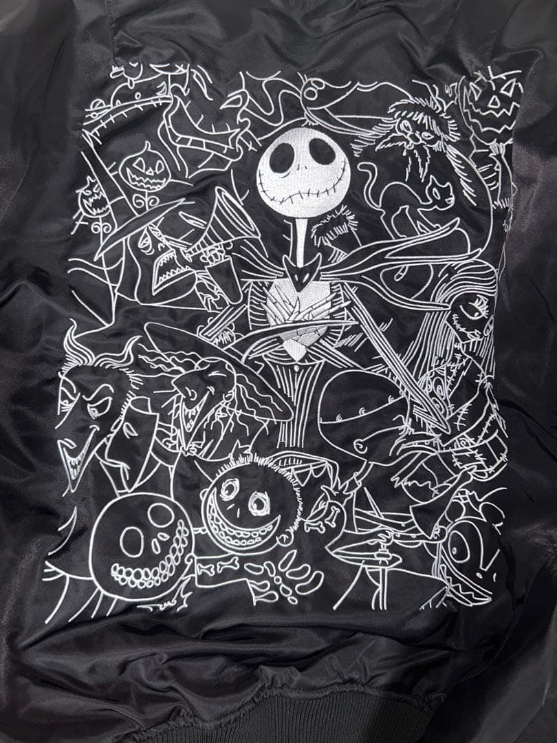 ディズニーストア ナイトメアー・ビフォア・クリスマス MA-1 ブルゾン