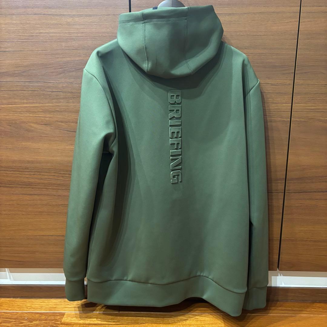 BRIEFING GOLF 3Dロゴパーカーグリーン メンズL