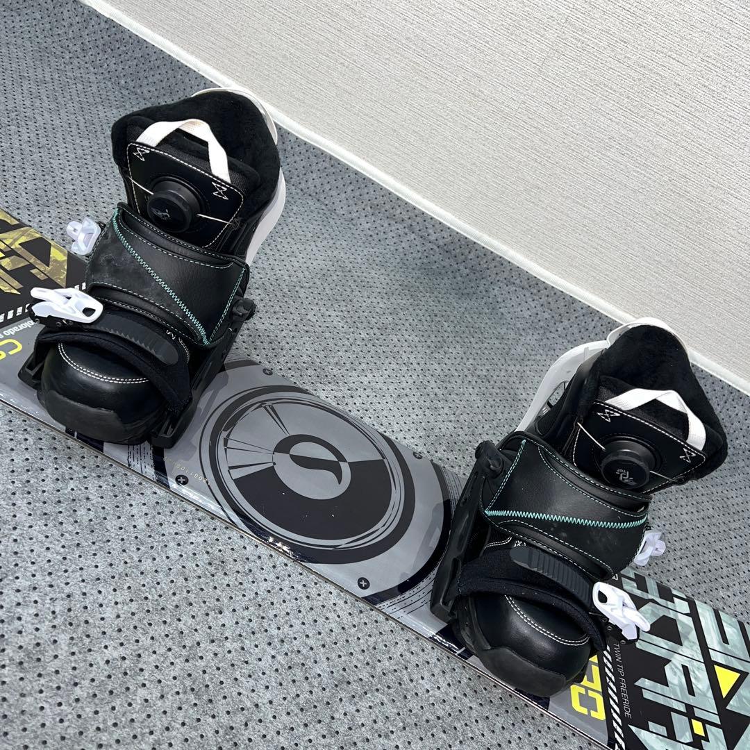 数回使用 キッズスノーボード CSB 120cm×バイン×ダイヤルブー