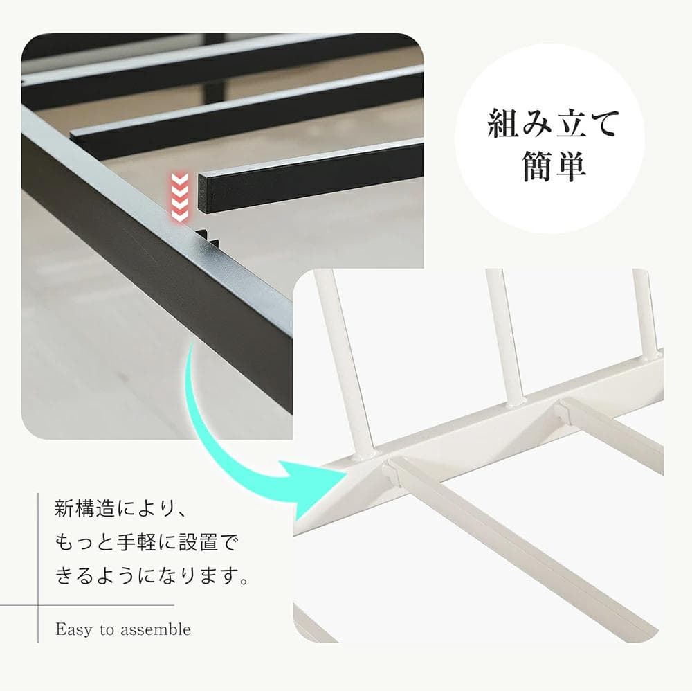 限定価格！ロフトベッド（S） 高さ110cm下収納 省スペース WHITE