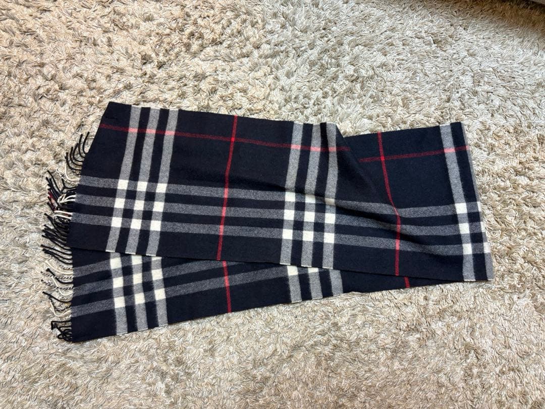 Burberrys バーバリー　カシミヤ100% ノバチェック BURBERRY（バーバリー） Burberrys ノバチェック カシミヤ マフラー