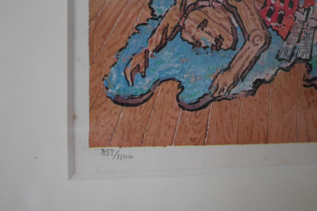 処分 値下げ：絹谷幸二画伯のリトグラフ 題名不詳 - メルカリ