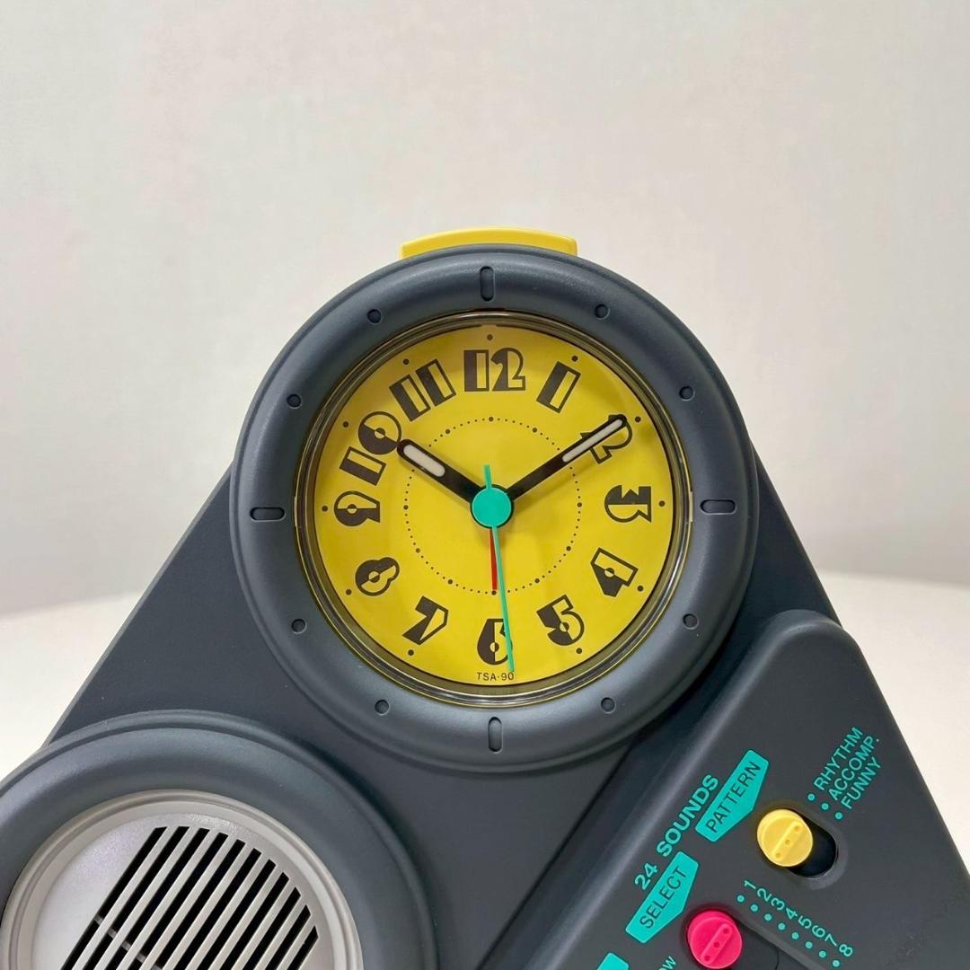 90´s デッドストック CASIO カシオ 目覚まし時計 置き時計 未使用