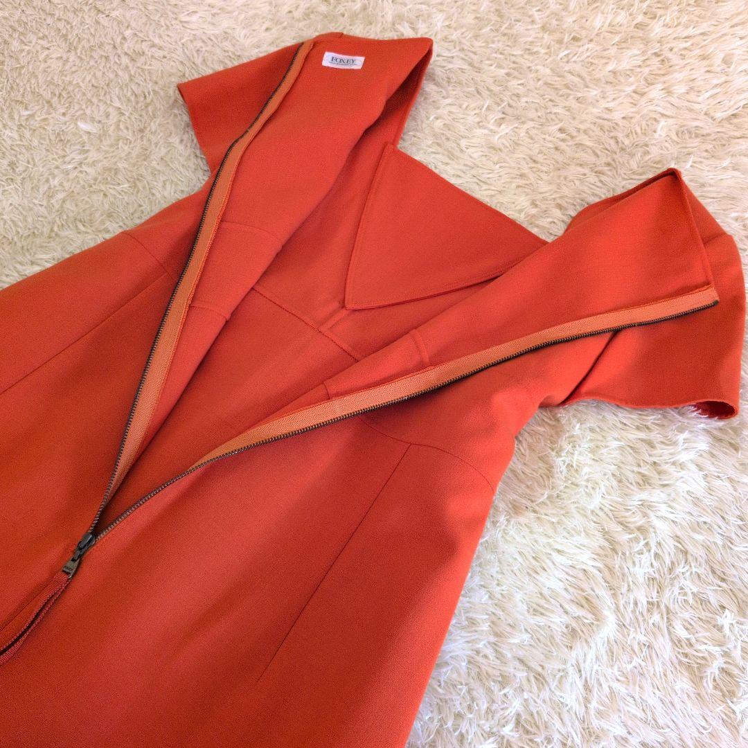 日本製☆希少サイズ42 FOXEYBOUTIQUE ワンピース リボン - メルカリ