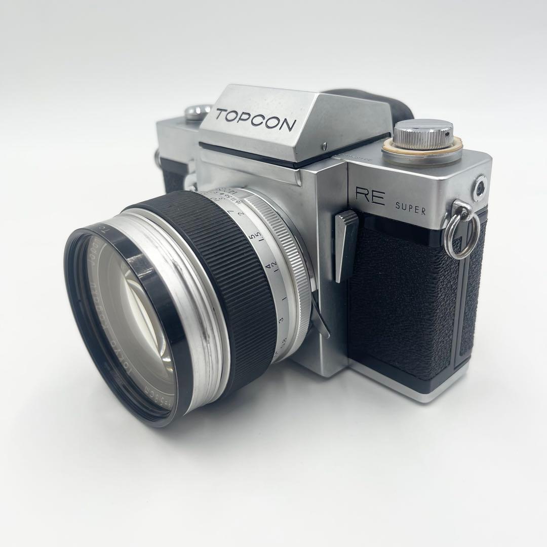 TOPCON トプコン RE SUPER 一眼レフ フィルムカメラ レンズ付き - メルカリ