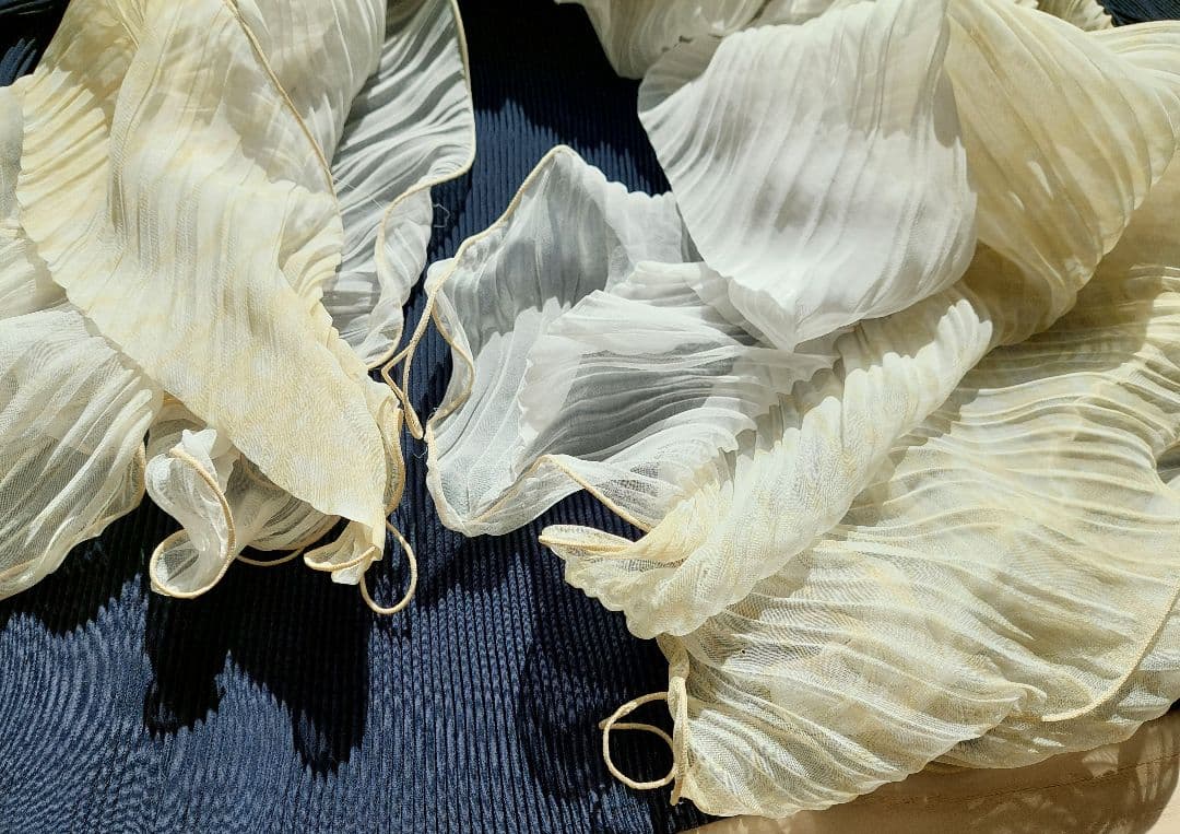 難アリ▪︎ISSEY MIYAKE FETE▪︎2枚布のプリーツ2.6m 1308997517