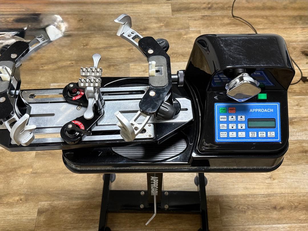【中古】APPROACH ストリングマシン テニス ガット張り機 ストリングマシン] ディアナSPテーブル アプローチオリジナル ガット