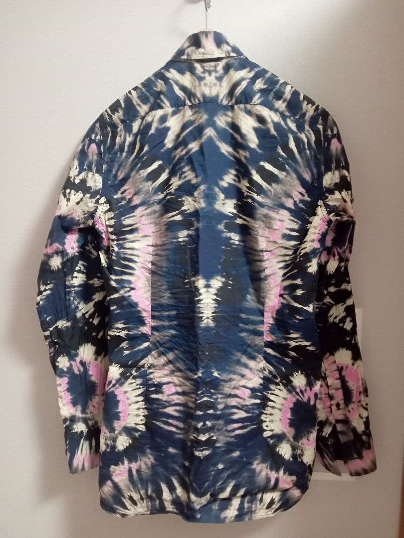 DRIES VAN NOTEN 19aw タイダイ シャツ ネイビー - メルカリ