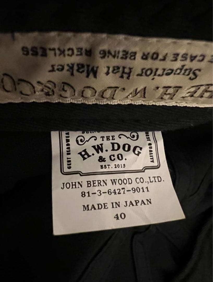 THE H.W.DOG&CO. キャスケットブラック