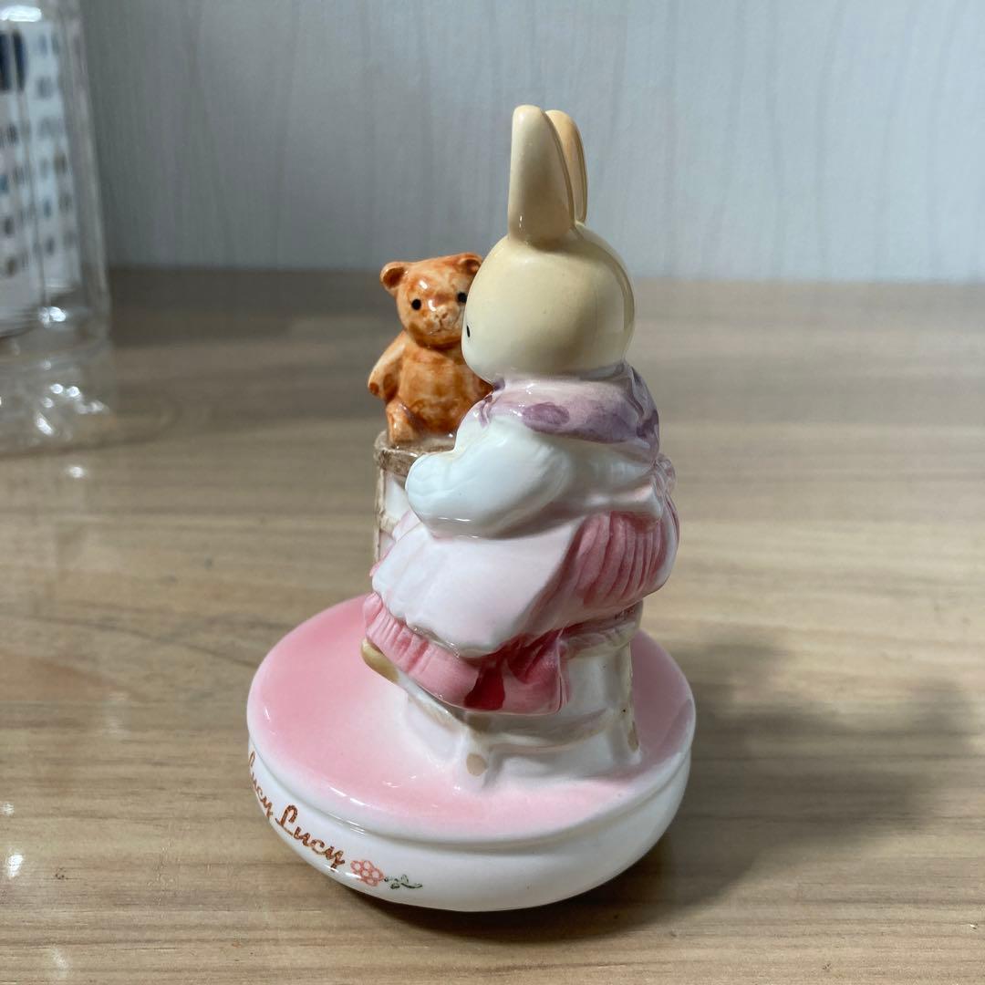 昭和レトロ うさぎのオルゴール(ディズニー いつか王子様が） - メルカリ